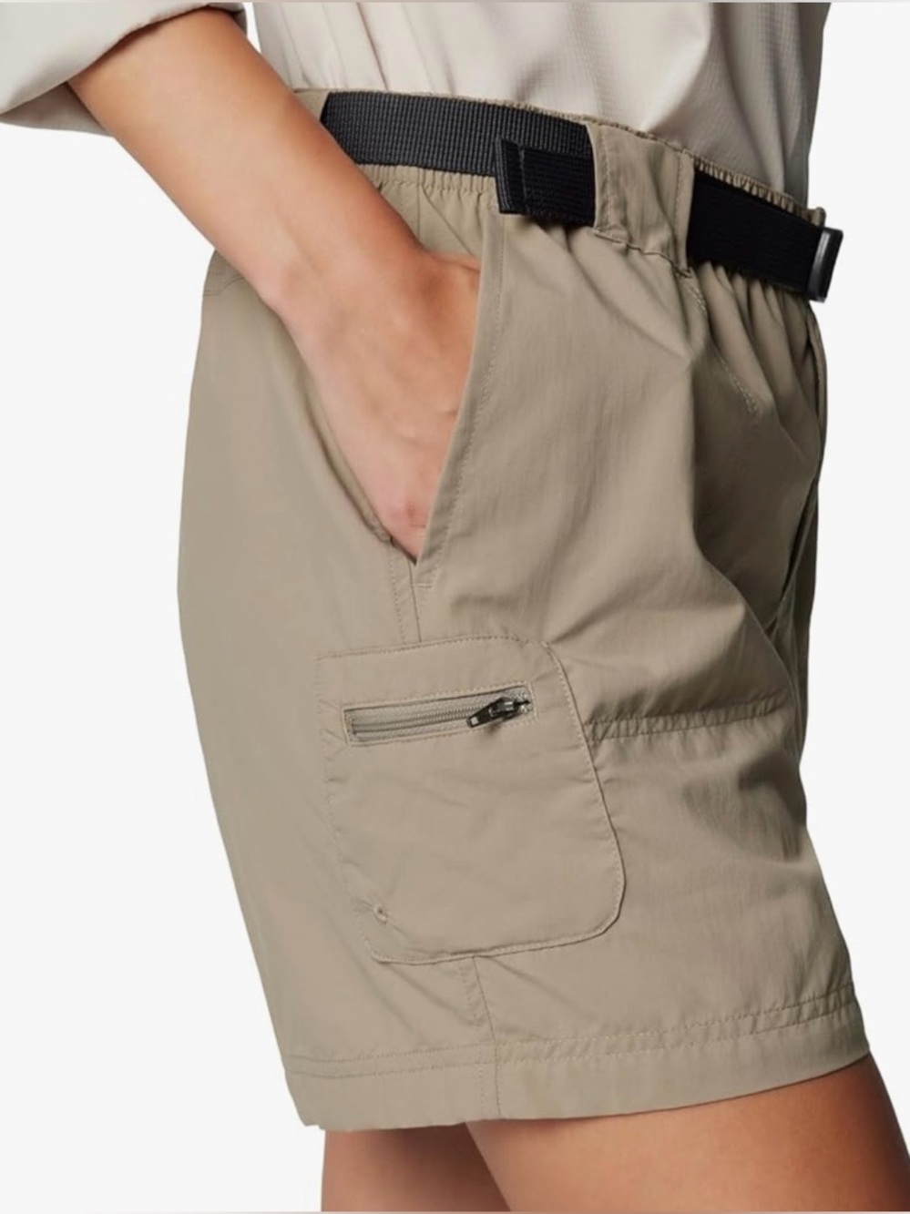 Columbia NWT Sandy River Cargo shorts beige women’s XL - Picture 3 of 11